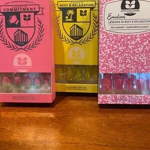 Acrylic Nail Dashes, 3 sets. Brand new in boxes.